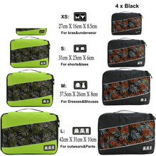 Lade das Bild in den Galerie-Viewer, Soperwillton Travel Packing Cubes Totes Travel Bags Set 4 Pieces 8 Pieces Travel Luggage Bag Organizer Cube Bag Packing Clothing