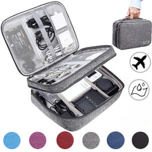 Lade das Bild in den Galerie-Viewer, Cable Storage Bag Waterproof Digital Electronic Organizer Portable USB Data Line Charger Plug