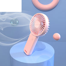 Load image into Gallery viewer, Handheld Fan USB Rechargeable Mini Fan Portable Air Cooler Desktop Fan Silent Phone Stand