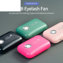 Lade das Bild in den Galerie-Viewer, Portable Handheld Leafless Small Fan USB Charging Grafting Planting False Eyelash Hair Dryer Grafted