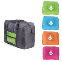 Lade das Bild in den Galerie-Viewer, High Capacity Travel Bag Women Folding Duffle Weekend Bag Nylon Travel Organizer Clothing Packing Cubes Hand Luggage Storage Bag