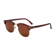 Load image into Gallery viewer, Sunglasses sun Shades Polarized Half Frame Rice Nail Reflective Lenses Retro Photochromic Glass unisex