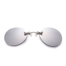 Lade das Bild in den Galerie-Viewer, Sunglasses sun Shades Nose Clip Matrix Morpheus Clip Metal Small round Rim Mini unisex