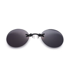 Lade das Bild in den Galerie-Viewer, Sunglasses sun Shades Nose Clip Matrix Morpheus Clip Metal Small round Rim Mini unisex