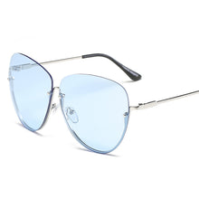 Lade das Bild in den Galerie-Viewer, Sunglasses sun Shades Fashion Large Rim Rimless Fashion Personality unisex