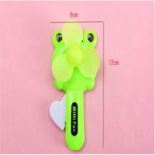 Lade das Bild in den Galerie-Viewer, 1PC Cartoon Hand-Pressed Hand-Cranked Small Fan Dormitory Mini Student Portable Hand-Held Manual Sma
