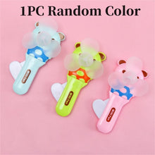 Lade das Bild in den Galerie-Viewer, 1PC Cartoon Hand-Pressed Hand-Cranked Small Fan Dormitory Mini Student Portable Hand-Held Manual Sma