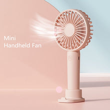 Lade das Bild in den Galerie-Viewer, 2023 New Portable Fan 2000mAh Rechargeable Handheld Fan Mini Usb Fan for Camping Mini Portable Air C