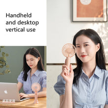 Lade das Bild in den Galerie-Viewer, 2023 New Portable Fan 2000mAh Rechargeable Handheld Fan Mini Usb Fan for Camping Mini Portable Air C