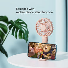 Lade das Bild in den Galerie-Viewer, 2023 New Portable Fan 2000mAh Rechargeable Handheld Fan Mini Usb Fan for Camping Mini Portable Air C