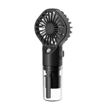 Lade das Bild in den Galerie-Viewer, 20CC Portable Water Mist Fan USB Rechargeable Handheld Mini Fan Quiet Cooling Fan for Home, Commute