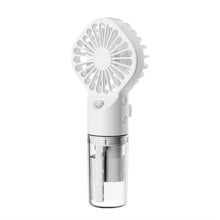 Lade das Bild in den Galerie-Viewer, 20CC Portable Water Mist Fan USB Rechargeable Handheld Mini Fan Quiet Cooling Fan for Home, Commute