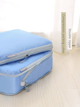 Load image into Gallery viewer, 2pcs Travel Compression Packing Cubes Bag Portable Suitcase Clothes Organizers Waterproof Luggage Storage Cases Drawer Bags