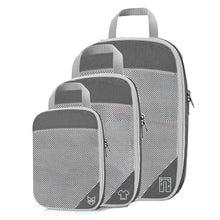 Load image into Gallery viewer, 3/6PCS Compressed Packing Cubes Travel Storage Organizer Set With Shoe Bag Mesh Visual Luggage Portable Lightweight Suitcase Bag