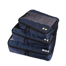 Load image into Gallery viewer, 3pcs/Set Clothing Packing Cubes Travel Bag for Shirts Pants Garment Bags Luggage Organizers Necessaire