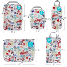 Load image into Gallery viewer, 4/6PCS Travel Compression Packing Cubes Luggage Organizer Accessories Extensible Storage Bags Travel Pouch Foldable Suitcases