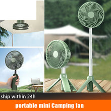 Load image into Gallery viewer, Mini Fan Portable Rechargeable Silent Usb Wireless Mobile Desktop 10000mah Camping Handheld Cooling
