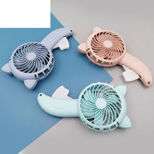Lade das Bild in den Galerie-Viewer, Portable Hand Held Fan Hand Pressure Fan Mini Fan Without Battery Household Cartoon Fan Cooling Cart