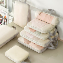 Lade das Bild in den Galerie-Viewer, 5PCS Compressed Packing Cubes Travel Storage Organizer Set Mesh Visual Luggage Portable Lightweight Suitcase Bag