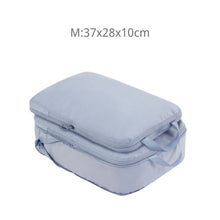 Lade das Bild in den Galerie-Viewer, 5set Compression Travel Bag Portable Luggage Organizer Clothes Tidy Pouch Men Women Shoes Packing Cubes Kit Travel Storage Bags