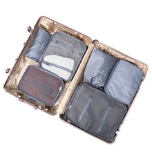 Load image into Gallery viewer, 6/7/8 Piece Set Travel Storage Bags Home Digital Data Cable Organizer For Clothes Shoe Luggage Packing Cube Suitcase Tidy Pouch