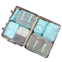 Load image into Gallery viewer, 6/7/8 Piece Set Travel Storage Bags Home Digital Data Cable Organizer For Clothes Shoe Luggage Packing Cube Suitcase Tidy Pouch