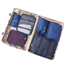 Load image into Gallery viewer, 6/7/8 Piece Set Travel Storage Bags Home Digital Data Cable Organizer For Clothes Shoe Luggage Packing Cube Suitcase Tidy Pouch