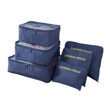 Lade das Bild in den Galerie-Viewer, 6pcs Travel Storage Bag Multifunction Packing Cube Bag for Clothes Tidy Organizer Wardrobe Suitcase Pouch Travel Organizer Bag