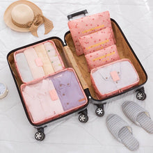 Lade das Bild in den Galerie-Viewer, 6pcs Travel Storage Bag Set for Clothes Tidy Organizer Wardrobe Suitcase Pouch Organizer Bag Case Shoes Packing set