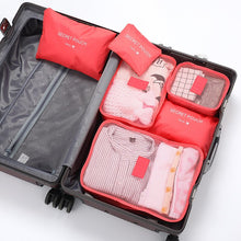 Lade das Bild in den Galerie-Viewer, 6pcs Travel Storage Bag Set for Clothes Tidy Organizer Wardrobe Suitcase Pouch Organizer Bag Case Shoes Packing set