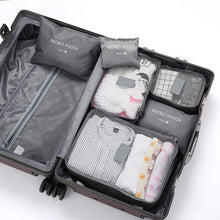 Lade das Bild in den Galerie-Viewer, 6pcs Travel Storage Bag Set for Clothes Tidy Organizer Wardrobe Suitcase Pouch Organizer Bag Case Shoes Packing set