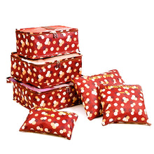 Load image into Gallery viewer, 6pcs Travel Storage Bag Set for Clothes Tidy Organizer Wardrobe Suitcase Pouch Travel Organizer Bag Case Shoes Packing Cube Bag