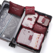 Lade das Bild in den Galerie-Viewer, 6pcs Travel Storage Bag Set for Clothes Tidy Organizer Wardrobe Suitcase Pouch Organizer Bag Case Shoes Packing set