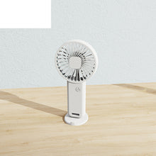 Load image into Gallery viewer, Handheld Fan USB Rechargeable Mini Fan Portable Air Cooler Desktop Fan Silent Phone Stand