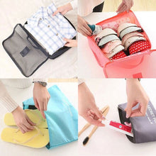 Load image into Gallery viewer, 6Pcs Waterproof Travel Clothes Storage Bags Luggage Organizer Pouch Packing Cube