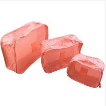 Load image into Gallery viewer, 6Pcs Waterproof Travel Clothes Storage Bags Luggage Organizer Pouch Packing Cube