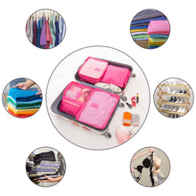 Lade das Bild in den Galerie-Viewer, 6pcs Set Travel Suitcase Organizer Bags Luggage Packing Cubes For Travel Organizer Storage Shoe Clothes Luggage Organizer Bags