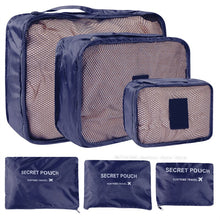 Lade das Bild in den Galerie-Viewer, 6pcs Set Travel Suitcase Organizer Bags Luggage Packing Cubes For Travel Organizer Storage Shoe Clothes Luggage Organizer Bags