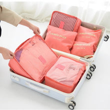 Lade das Bild in den Galerie-Viewer, 6pcs Set Travel Suitcase Organizer Bags Luggage Packing Cubes For Travel Organizer Storage Shoe Clothes Luggage Organizer Bags