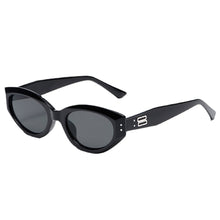 Lade das Bild in den Galerie-Viewer, Sunglasses sun Shades Retro Cats' Eye Women's High Grade Narrow Frame Tide UV Proof unisex
