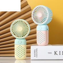 Lade das Bild in den Galerie-Viewer, Handheld Mini Fans USB Rechargeable Small Electric Fan Student Pocket Portable Fan Mini portable Air