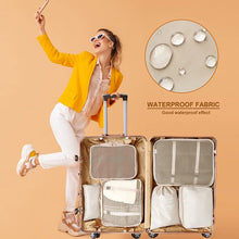Lade das Bild in den Galerie-Viewer, 8 Set Luggage Organizers with Shoe Bag Packing Cubes for Travel Cosmetics Bag Compression Cells Wearable Waterproof Storage Bag