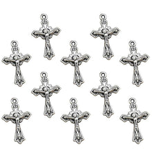 Lade das Bild in den Galerie-Viewer, 20pcs Alloy Charm Holder Necklace DIY Pendant Charms