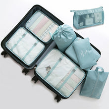 Load image into Gallery viewer, 8Pcs/set Large Capacity Luggage Storage Bags For Packing Cube Clothes Underwear Cosmetic Travel Organizer Bag Toiletries Pouch