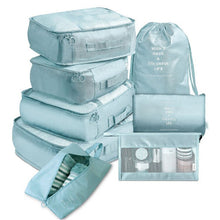 Load image into Gallery viewer, 8Pcs/set Large Capacity Travel Storage Bag for Packing Cube Clothes Underwear Cosmetic Travel Organizer Bag Toiletries Pouch