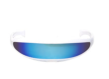 Load image into Gallery viewer, Sunglasses sun Shades Stylish Laser Laser Space Robot Siamese Mercury Lens unisex