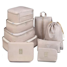 Load image into Gallery viewer, 9PCS/Set Travel Bags Multi-function Clothing Underwear Cosmetic Data Shoes Finishing Storage Bag Luggage Organizer Packing Cube
