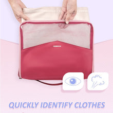 Load image into Gallery viewer, 6 Set Packing Cubes for Suitcase,Lightweight Essentials with Laundry Bag, Durable Luggage Suitcase Organizer Bag Set wi
