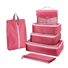 Load image into Gallery viewer, 6 Set Packing Cubes for Suitcase,Lightweight Essentials with Laundry Bag, Durable Luggage Suitcase Organizer Bag Set wi