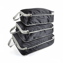 Load image into Gallery viewer, Compressible storage bag set Three-piece Compression Packing Cube Travel Luggage Organizer foldable Travel Bag Organizer